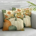 thumbnail image 3 of BCIIG   Fall Pillow Covers   Watercolor Pumpkin Maple Leaves Happy Fall Pumpkin outdoor Throw Pillow Case Autumn Thanksgiving Farmhouse Decoration for Home couch 20x20in, 3 of 5