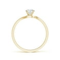 thumbnail image 2 of ANGARA Natural 0.5 Ct. Diamond Solitaire Engagement Ring in 14K Yellow Gold for Women (Ring Size: 11), 2 of 10