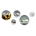 thumbnail image 2 of Designart "Futuristic Golden Luxury Car I" Exotic Car Metal Wall Art Set of 5 Piece, 2 of 5