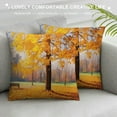 thumbnail image 3 of COMIO Fall Throw Pillow Covers Autumn Plant Thanksgiving Maple Leaves Home Soft Decor Throw Pillow Covers Living Room Couch Bed,Burnt Orange, 3 of 5