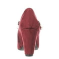 thumbnail image 5 of Womens Aerosoles Effortless Buckle Ankle Booties - Red, 5 of 6