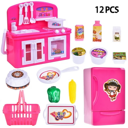  Mini  Kitchen  Appliance Pretend Play Food Toy Set  for Kids  