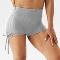 thumbnail image 5 of Pantalones Cortos de Yoga TUNC de Talle Alto Control de Barriga Tie Dye Hot Pants Gris XL, 5 of 5