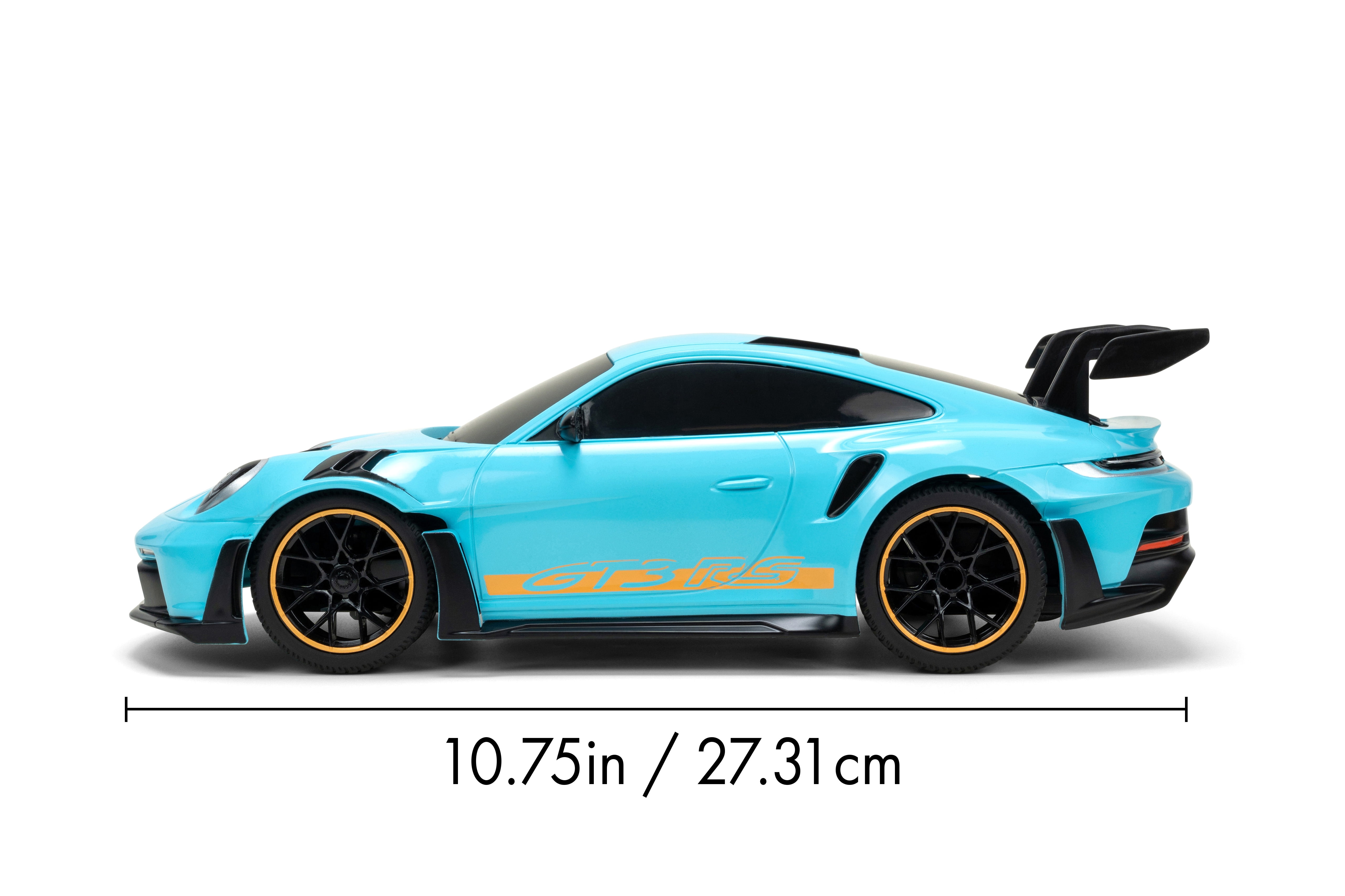 Porsche 911 (992) GT3 RS – 1:16 Scale Remote Control Car by Jada Toys – USB Rechargeable RC with Turbo Function, 2.4GHz – Toy for Kids & Collectors – Blue