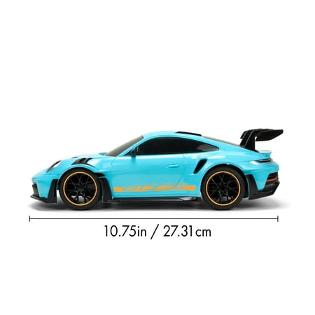 Jada Toys Porsche 911 (992) GT3 RS – 1:16 RC – USB Rechargeable with Turbo Function, Radio Control Cars(Blue)
