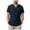 Navy, variant on Leey-World Men's Ultra-Soft Bamboo Viscose T-Shirt, Curved Hem Lightweight Cooling Cotton Blend Casual Tee Tshirt Men(Navy,M)