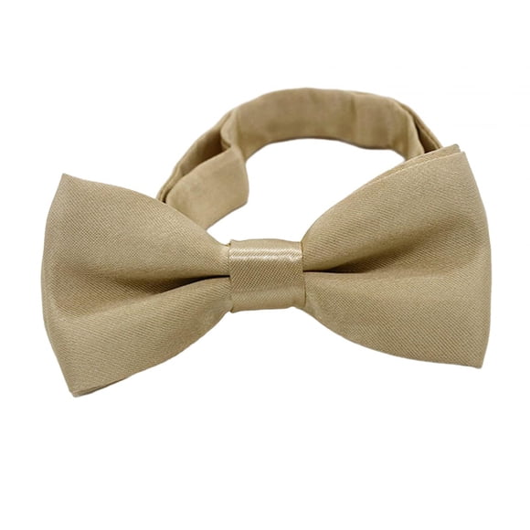 Pajaritas de esmoquin Pajaritas ajustables Corbata ligera Lazo de moda para niños Caqui