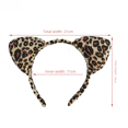 thumbnail image 4 of Diadema de leopardo para niños, diadema de animales para fiestas de adultos, accesorios para fiestas, diadema bonita, 4 of 5
