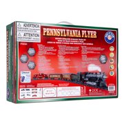 Lionel Pennsylvania Flyer Battery Operated O Gauge Train Set with Remote, Water Vapor, and Accessories