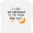 thumbnail image 4 of Inktastic I Love My Grandad To The Moon and Back Boys or Girls Long Sleeve Toddler T-Shirt, 4 of 5