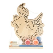 Way To Celebrate Easter Wooden Paint Set, Unicorn