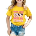 thumbnail image 1 of TZEWGL T-Shirts pour Enfants Manches Courtes Imprimés Graphiques Col Rond Vêtements pour Filles Garçons Taille 2-3T, 1 of 4