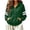 Army Green, variant on LUVDA Stripe Sleeve Zip Up Hoodie for Women Athletic Sweatshirt with Kangaroo Pocket Casual Loose Fit Top