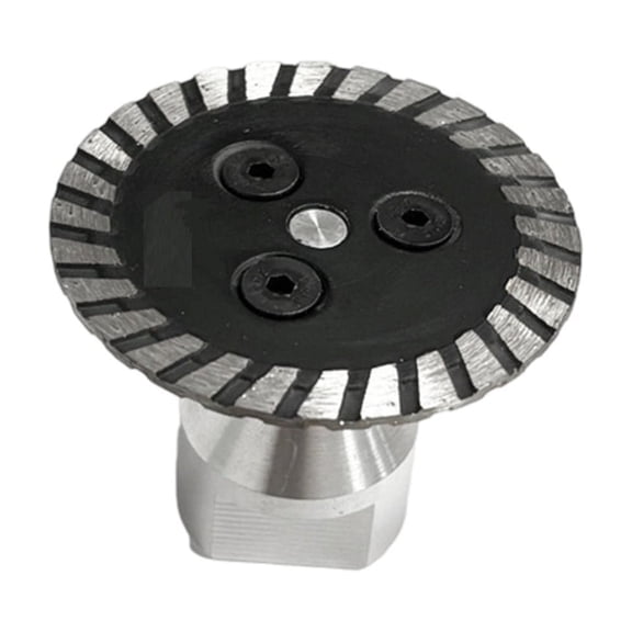Precision Diamond Carving Wheel (50mm), High-Density Diamond Blade for Angle Grinder, Wet Dry Use Diamond Carving Wheel with/without Removable M14 Flange for Tile Granite Marble(Black1,1.9x1.9x1.5")