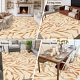 thumbnail image 5 of 6'x9' Area Rugs, Orange Beige Coral Indoor Outdoor Area Rug for Living Room Bedroom, Modern Abstract Coastal Beach Washable Bathroom Rugs Kitchen Floor Carpet Mats Home Decor Aesthetic, 5 of 8