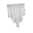 thumbnail image 5 of deevoka Beaded Window Valance Decor Swag Curtain Valance for Country Basement Window White, 5 of 9