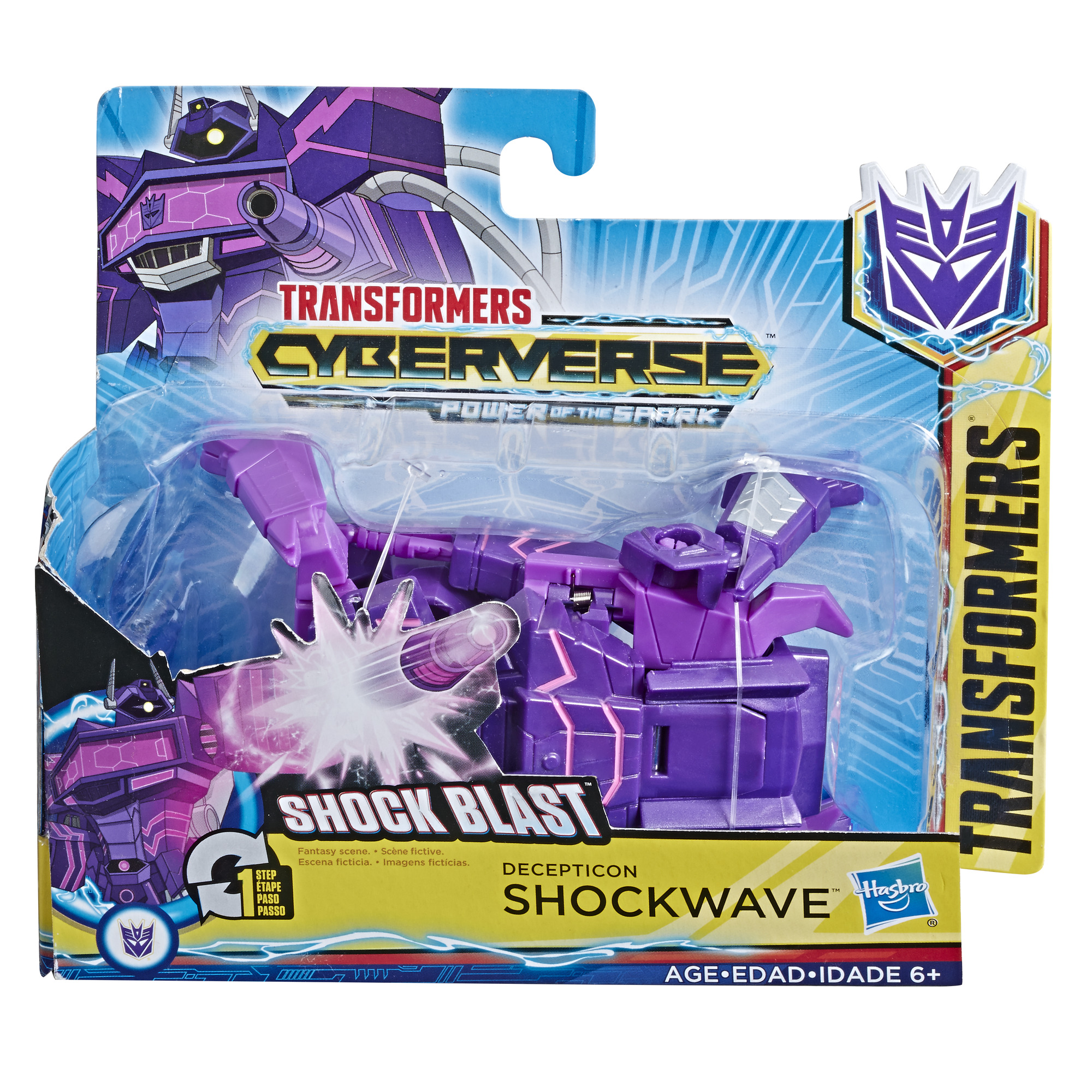 Transformers Cyberverse Action Attackers: 1-Step Changer Shockwave Action Figure - image 2 of 10