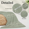 thumbnail image 3 of Green Flower Branch Body Pillow Cover 20 x 60 Inch Decorative Pillow Cover Spring Summer Farmhouse Botanical Lumbar Pillowcase Seasonal Rectangle Cushion Case for Couch Sofa Bed Living Room, 3 of 9