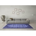 thumbnail image 3 of Ahgly Company Indoor Rectangle Oriental Blue Industrial Area Rugs, 5' x 7', 3 of 4