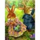 thumbnail image 2 of Cuadros Decorativos 5D DIY Diamond Painting Rabbit Full Round Drill Home Art Decor (V1940) Likrtyny embutido en tela, 2 of 9
