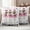 Pink, variant on Halloween Outdoor Waterproof Pillow Covers, Pink Ballet Skull Bat Decorative Square Throw Pillowcase Sofa Cushion Sham for Patio/Couch/Chair, 16"x16" 2 Pack