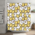 thumbnail image 5 of Rateoe Cartoon Chicken Shower Curtain - Fancy Bathroom Shower Curtain Sets - Waterproof Shower Curtain with Hooks with 12 Plastic Hooks 72x72 Inches, 5 of 5