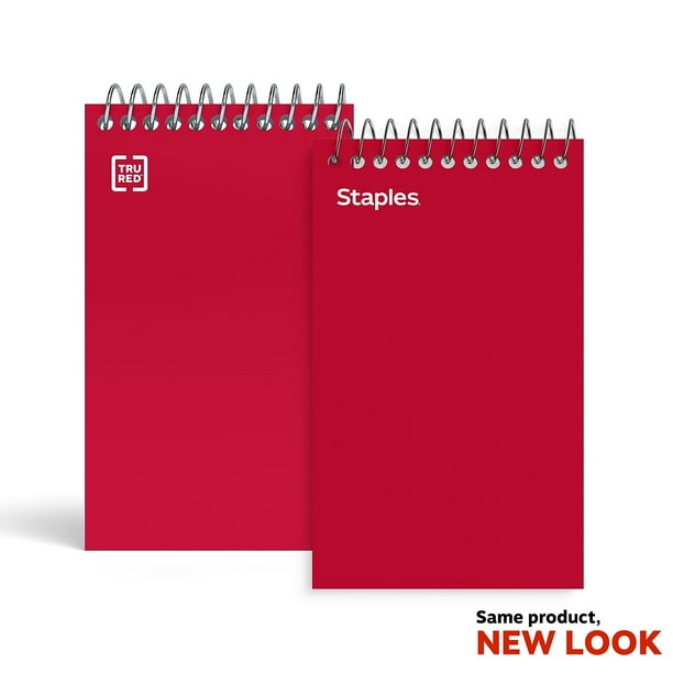 Staples Memo Pads 3" x 5" College Assorted 75 Sh./Pad 5 Pads/PK (11491