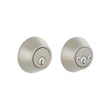 Schlage VD62 V 619 Series Satin Nickel Single Cylinder Deadbolt Keyed Both Sides