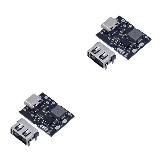 crativent Li Battery Charger Module 2A Type-C Reverse Board with for Protection Charge Electronic Pocket Portable DIY Charging 4.35V 2Set