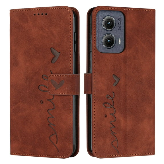 For Motorola Edge 2024 Phone Case Leather Wallet Case with Card Holder Phone Cover For Motorola Edge 2024