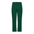 thumbnail image 6 of Mens Baggy Sweatpants Open Bottom Straight Leg Trousers Loungewear Running Athletic Joggers Pants with Pockets, Green, Size M, 6 of 6