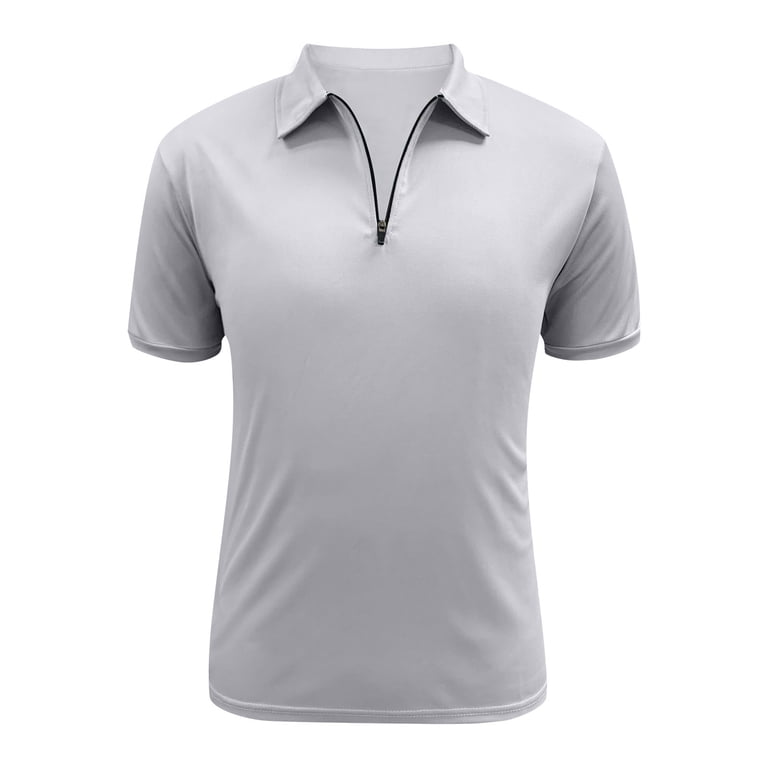 JTieacloth Mens Button Closure Shirt Men's Short Sleeve T Shirt