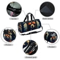 thumbnail image 2 of Bear Travel Bag Sports Bag Large Capacity Interior Zipper Pocket Dance Bag for Men and Women - Size 17.7 Inches, 2 of 6