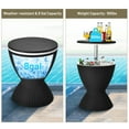 thumbnail image 6 of Gymax 8-Gal Patio Ice Cooler Bucket Cool Bar Side Table w/ Retractable Tabletop Black, 6 of 10