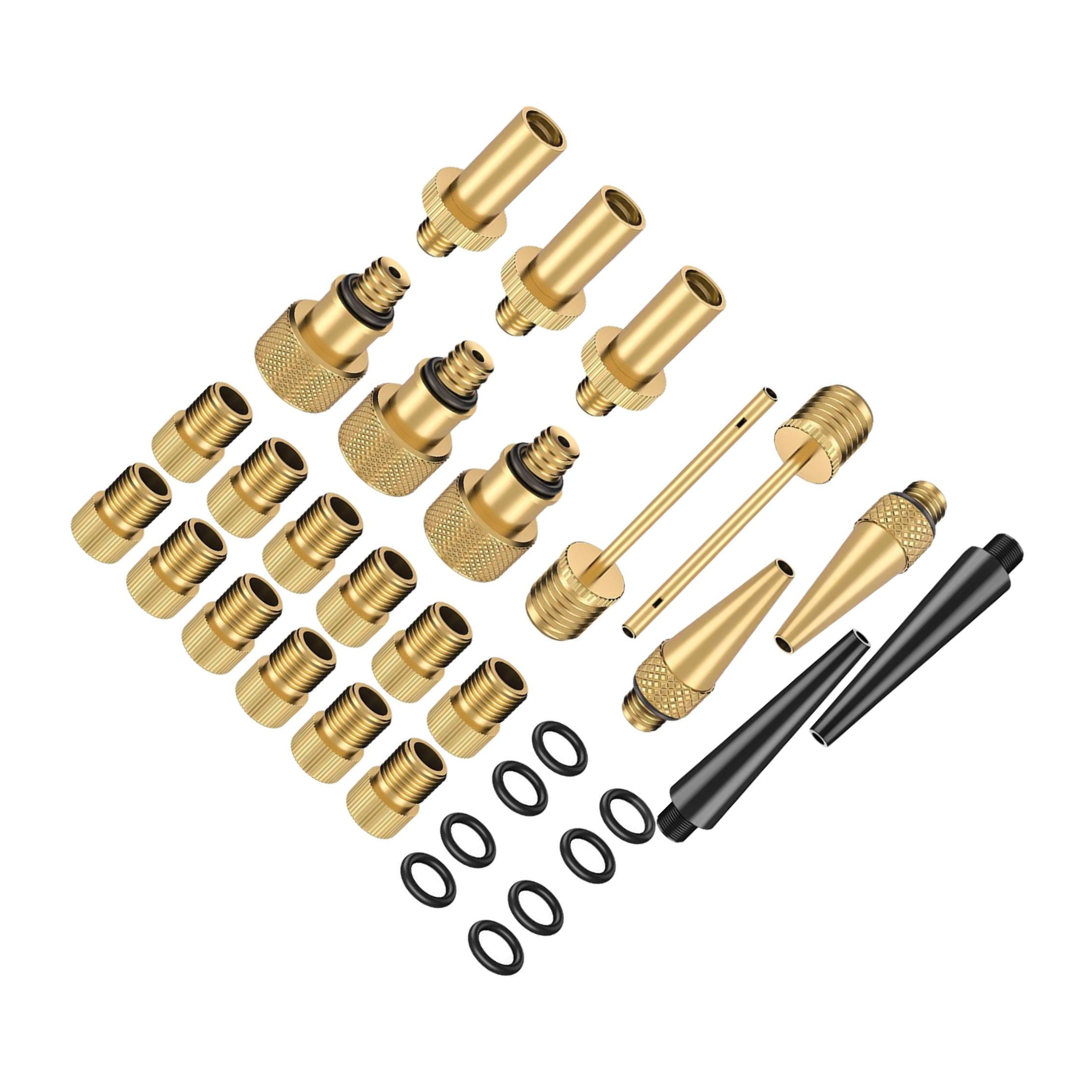 Adaptateur Valve Vélo : Presta Vers Schrader - En Laiton Pour Pompe Classique De Station Essence 792084