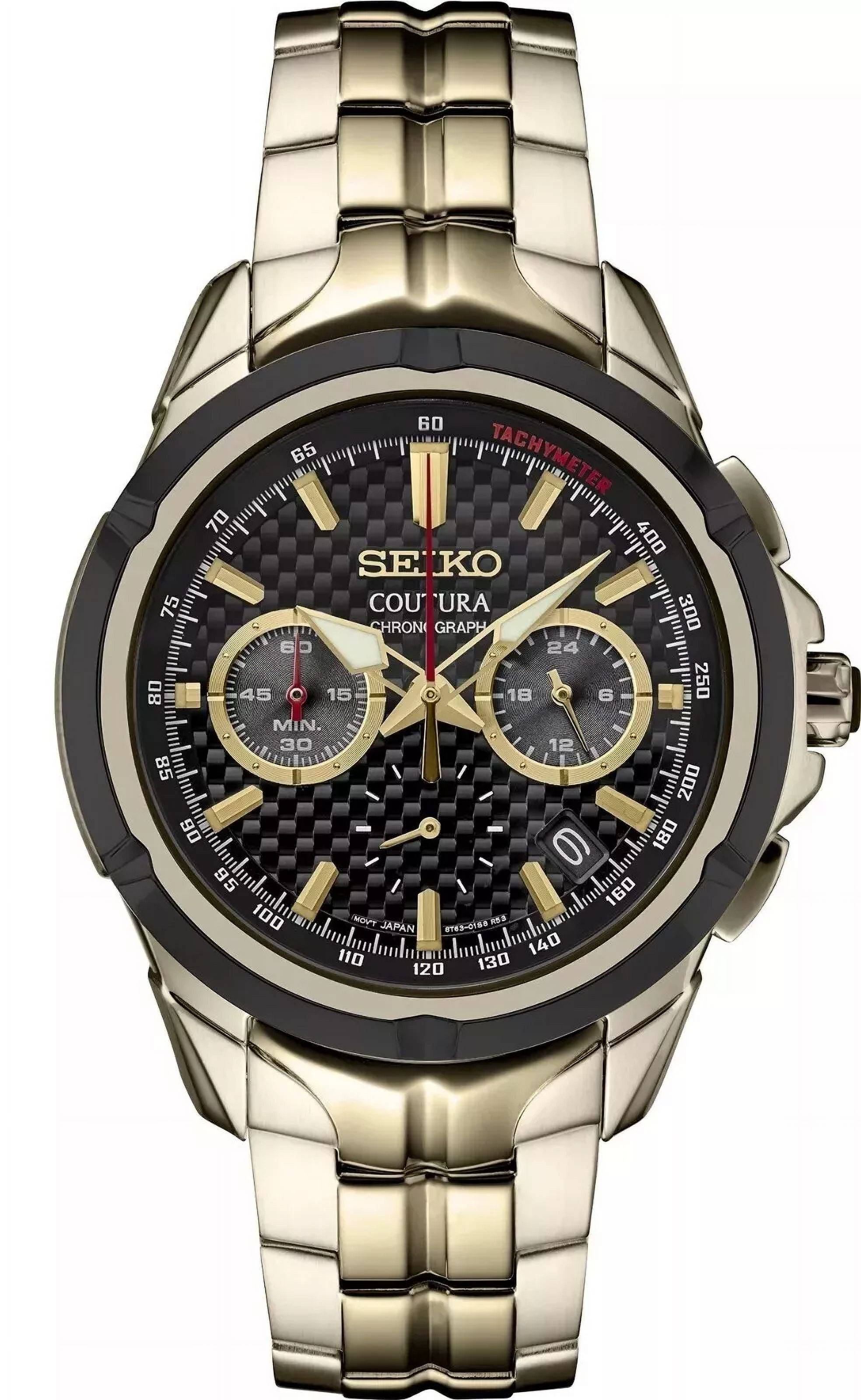 Seiko couscous men s radio sync solar coutura silvertone watch