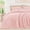 Pink, variant on Love's cabin Fleece Twin Comforter Set 2-Piece - Super Soft Faux Fur Stripe Jacquard Bedding, 1 Warm Winter Fluffy Comforter with 1 Pillowcase, Pink