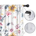 thumbnail image 4 of Blackout Kids Curtains,Pioneer Flower Floral Print Pattern Childrens Insulated Curtains Set Of 2,Bedroom Essentials,Toddler Room Decor 42"x54", 4 of 5