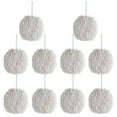 thumbnail image 1 of Lefu 10pcs Absorbent Hanging Hand Towel Ball, Quick-Dry Chenille Plush Towel,6.8-Inch, 1 of 9