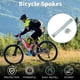thumbnail image 2 of Juegos de radios de bicicleta Unique Bargains, tono plateado, con tuercas, 1 juego, acero al carbono galvanizado, tono plateado - 210mm, 2 of 7