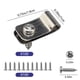 thumbnail image 3 of 100 Pcs Fence Clamps With 100 Pcs Screws Metal Clips Mount Welded To Vinyl Wood Or Metal Fence For 12-16 Gauge Fencing, 3 of 7
