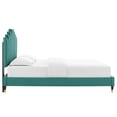 thumbnail image 4 of Modway Elise Full Performance Velvet Platform Bed in Teal, 4 of 10