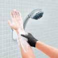 thumbnail image 3 of Exfoliating Dual Texture Bath Gloves For Shower, Spa, Body Scrubs, 3 of 5