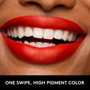 COVERGIRL Exhibitionist Ultra-Matte Lipstick, 675 All Abuzz, 0.09 oz, Transfer-Proof, Lipstick, Matte Lipstick, Long Lasting Lipstick, No Cracking or Flaking, Increases Lip Moisture