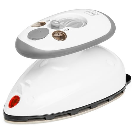 Best Choice Products 420W Portable Compact Design Anti-Drip Mini Iron w/ 1-Touch Steam Control, Non-Stick Soleplate, 3 Settings, Control Panel - (Best Mini Iron For Quilting)