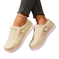 thumbnail image 5 of KEVCHE Womens Winter Warm Furry Flat Shoes,Cotton Lined Cozy Design with Cushion Comfort Sole and Soft Interior,Non-Slip Durable Footwear for Indoor Outdoor Daily Gifts, 5 of 7