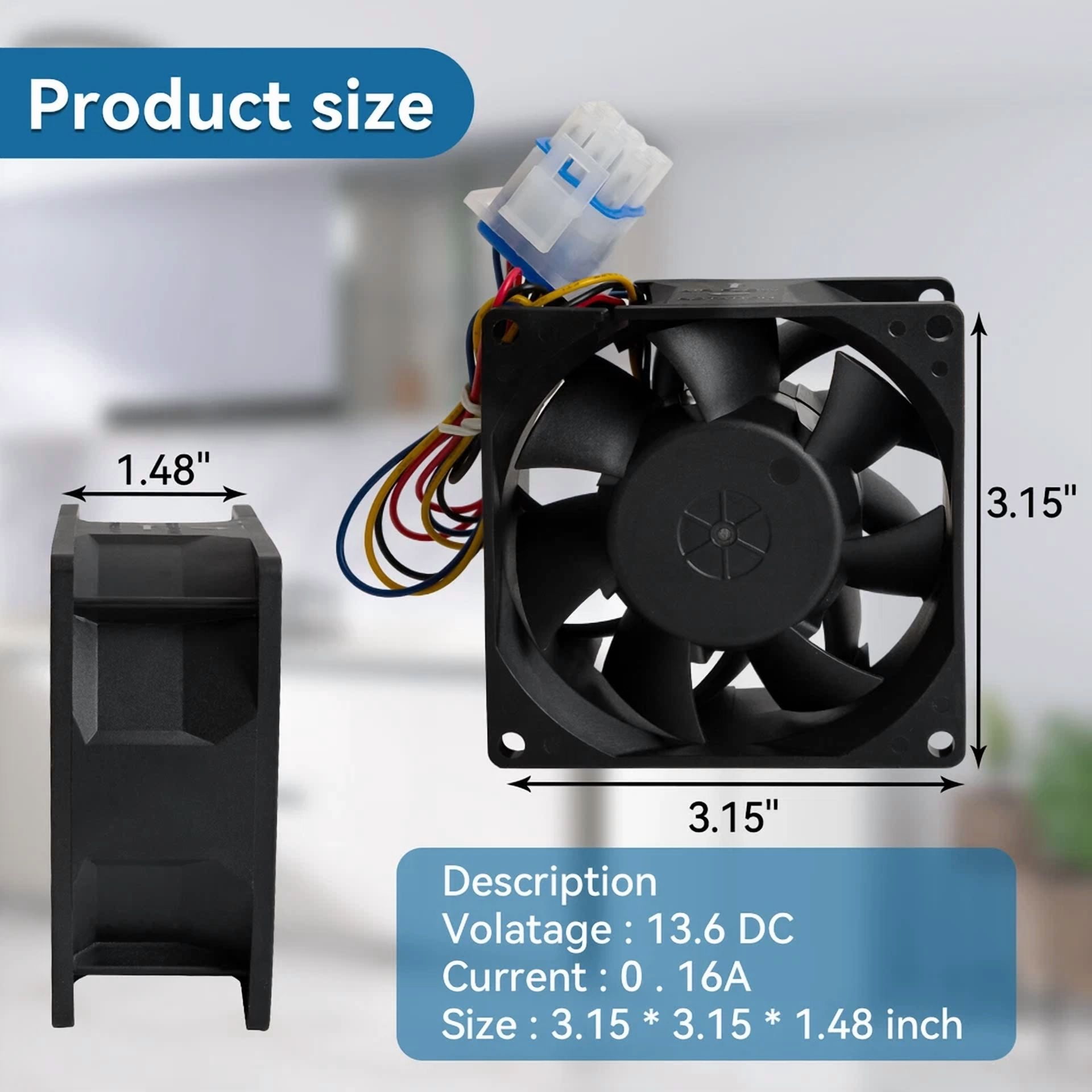 KNACK - Refrigerator Evaporator Fan Motor Wr60X26866 Wr49X25197 Wr60X10356 239D1412