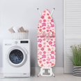 thumbnail image 3 of HELLHERO Ironing Board Cover 15"x54" with Pink Floral Bow, Anti-Slip Polyester Protection Cover for Home Ironing Work, 3 of 5