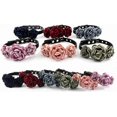 thumbnail image 2 of Veeki Valentines Flower Dog Cat Collar - Suede Puppy Wedding Collar For Kitten Small Dogs - Chihuahua Yorkie Clothes Accessories Costume ,light Purple, 2 of 4