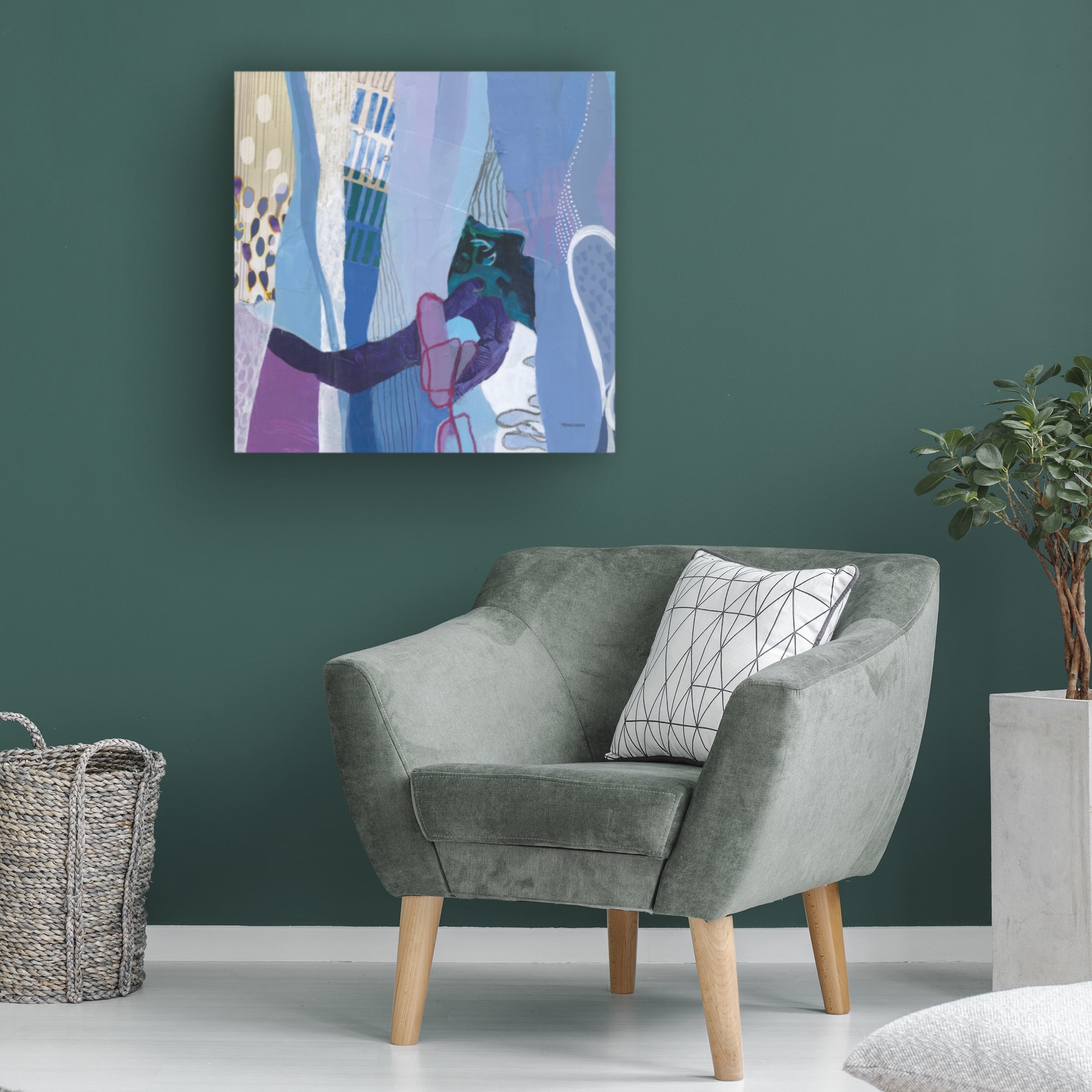 Kathy Ferguson 'Periwinkle' Canvas Art